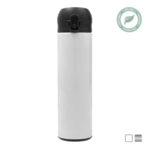 Moderne Edelstahl-Trinkflasche für Sublimation – 500ml, Weiß & BPA-frei