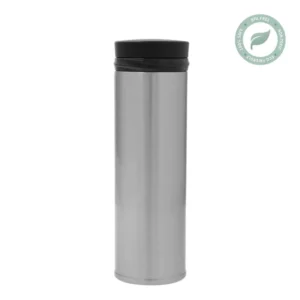 Klassische Edelstahl-Thermosflasche für Sublimation – 500ml, Silber mit Ausgieß-Funktion