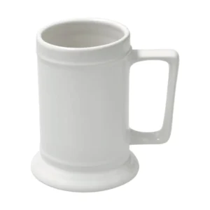 Klassischer Sublimations-Bierkrug 18oz Weiß – Premium Keramik | Technotape Heritage Edition