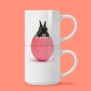 Stapelbarer Sublimationsbecher 10oz Weiß – Platzsparend & Innovativ | Technotape