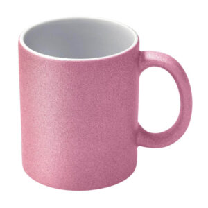 Sublimationstasse 11oz Rosa Glitzer – Sparkle Effect | Technotape Pink Edition