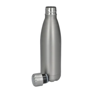 Hochwertige Edelstahl-Thermosflasche für Sublimation – 500ml, Matt-Silber (Vakuumisoliert)