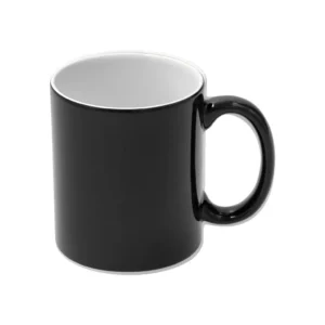 Magische Sublimationstasse 11oz Glänzend Schwarz – Farbwechseleffekt | Technotape