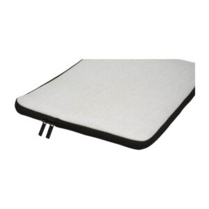 Exklusive Polyleinen-Laptophülle 15,6" für Sublimation – Natürlicher Leinen-Look mit weichem Schutzfutter