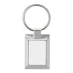 Kompakter Aluminium-Schlüsselanhänger Rechteckig (20 x 28 mm) – Inkl. edler Geschenkbox & Sublimationsplatte