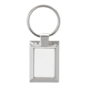 Kompakter Aluminium-Schlüsselanhänger Rechteckig (20 x 28 mm) – Inkl. edler Geschenkbox & Sublimationsplatte