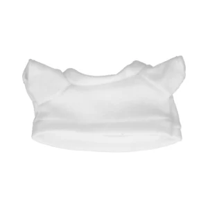 Ersatz-Sublimations-T-Shirt für Plüsch-Schlüsselanhänger – Weißes Polyester für individuelle Designs
