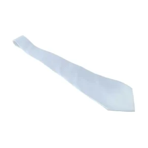 Elegante Sublimations-Krawatte in Weiß – Individuell gestaltbar (140 x 9 cm) aus glattem Polyester