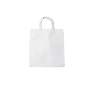 Klassische weiße Sublimations-Tragetasche 35,5 x 41 cm – Robuste Fototasche für Alltag & Werbung